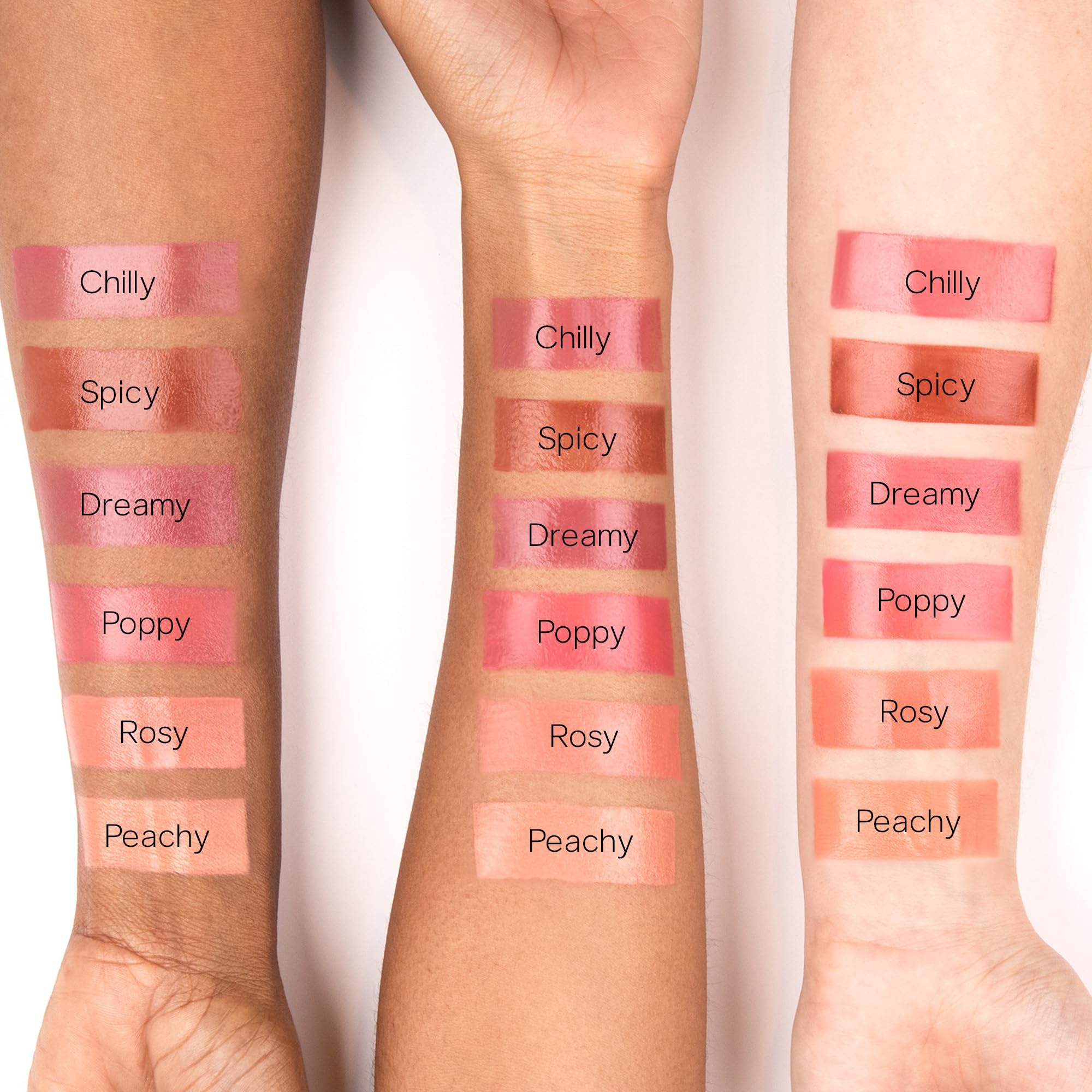 Saie Dew Liquid Blush for Cheeks - Hydrating Cream Blush Stick with a Blendable + Buildable Formula - Skincare Infused Dewy Cheek Tint for a Natural Flush - Glowy Makeup Essential - Chilly (.40 oz)