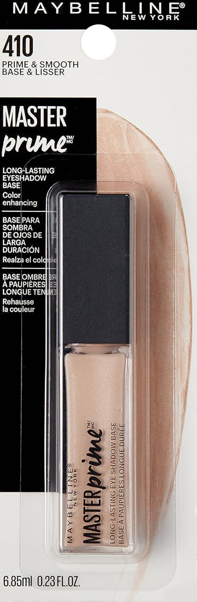 Maybelline New York Master Prime Long-Lasting Eyeshadow Base, Prime + Smooth, 0.23 fl. oz.