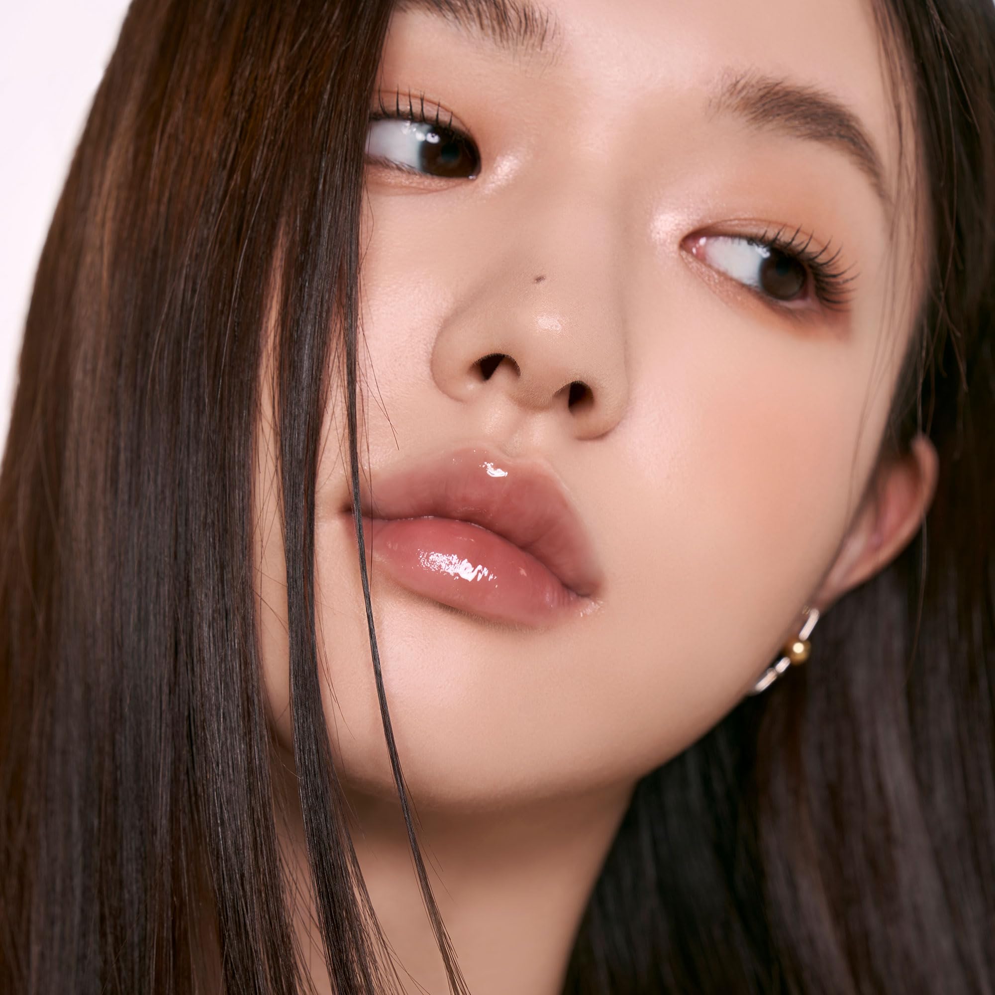 rom&nd Glasting Color Gloss 03 Rose Finch | K-Beauty Plumping Lip Glow | Hydrating, Non-Sticky, Sheer Rosy Shine