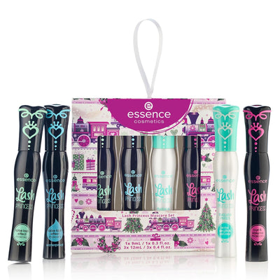 essence Lash Princess Mascara Set | 4 Vegan & Cruelty-Free Mascaras | False Lash Effect, Waterproof, Primer, Curl & Volume | Stocking Stuffer for Beauty Lovers