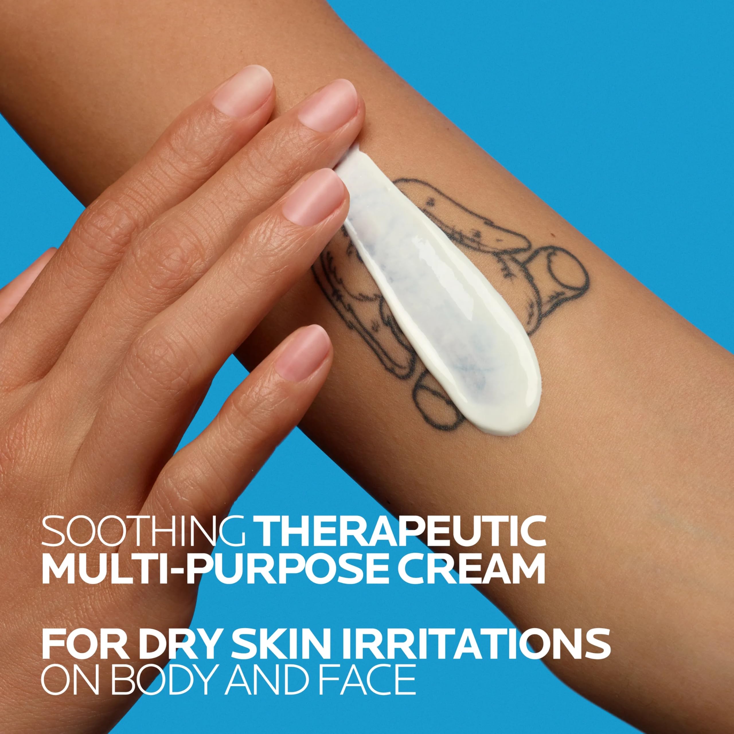 La Roche-Posay Cicaplast Balm B5, Healing Ointment and Soothing Therapeutic Multi Purpose Cream for Dry & Irritated Skin, Body and Hand Balm, Baby Safe, Fragrance Free