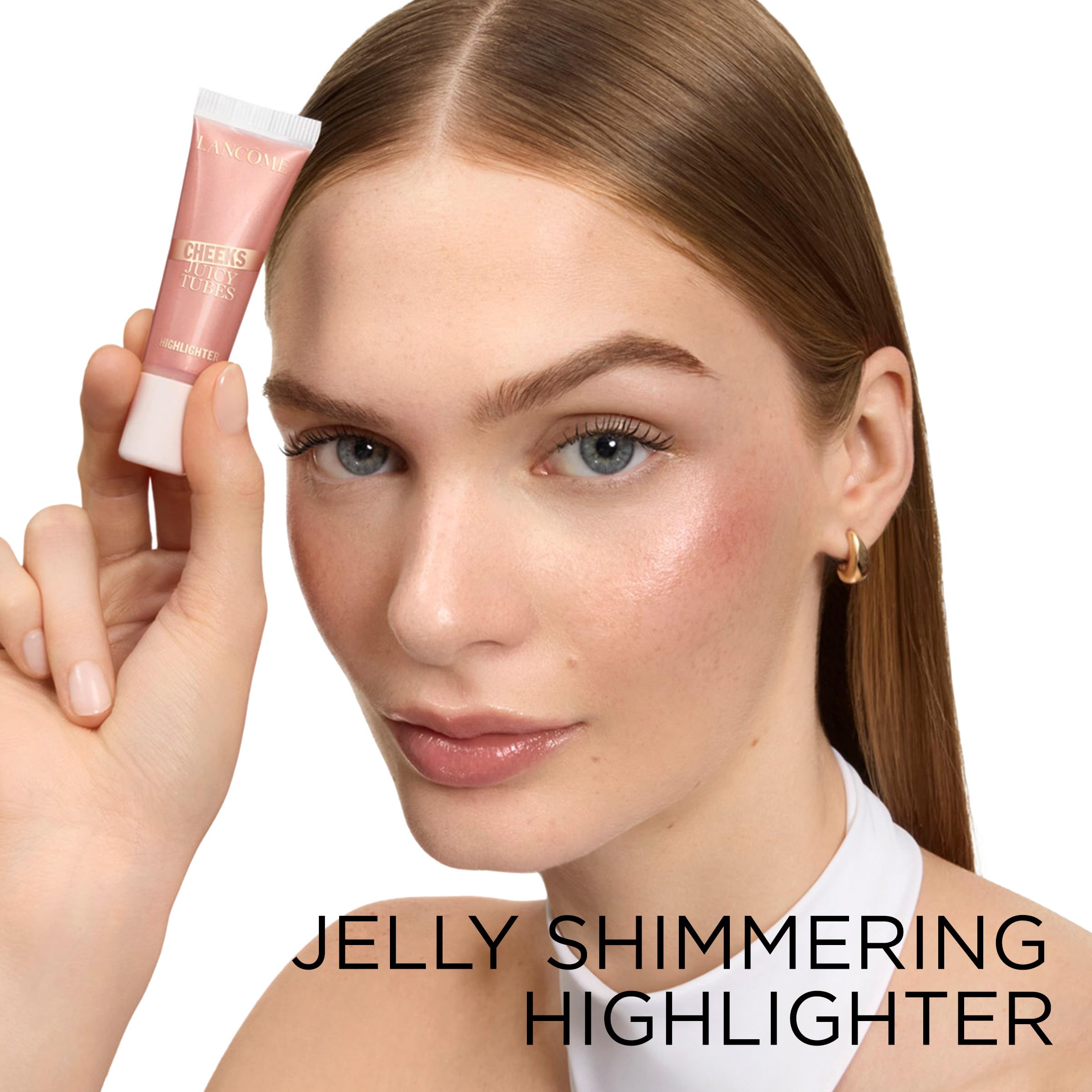 Lancôme Juicy Tubes Highlighter – Shimmering Gel Liquid Highlighter for Face & Body, Hydrating & Weightless Glow for a Radiant Glass Skin Finish, Cooling Water-Based Jelly - 05 Lemon Sparkle