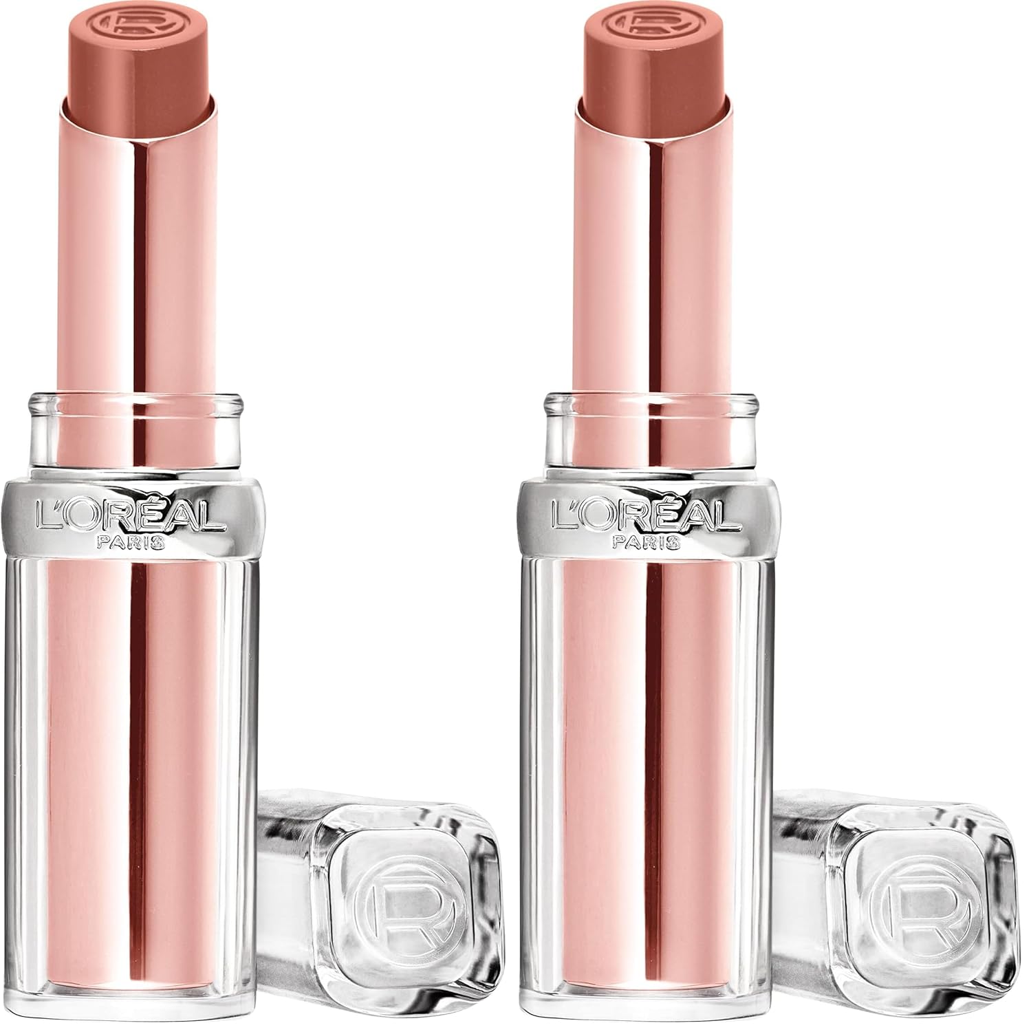 L'Oreal Paris Glow Paradise Hydrating Balm-in-Lipstick with Pomegranate Extract, Nude Heaven, 0.1 Oz