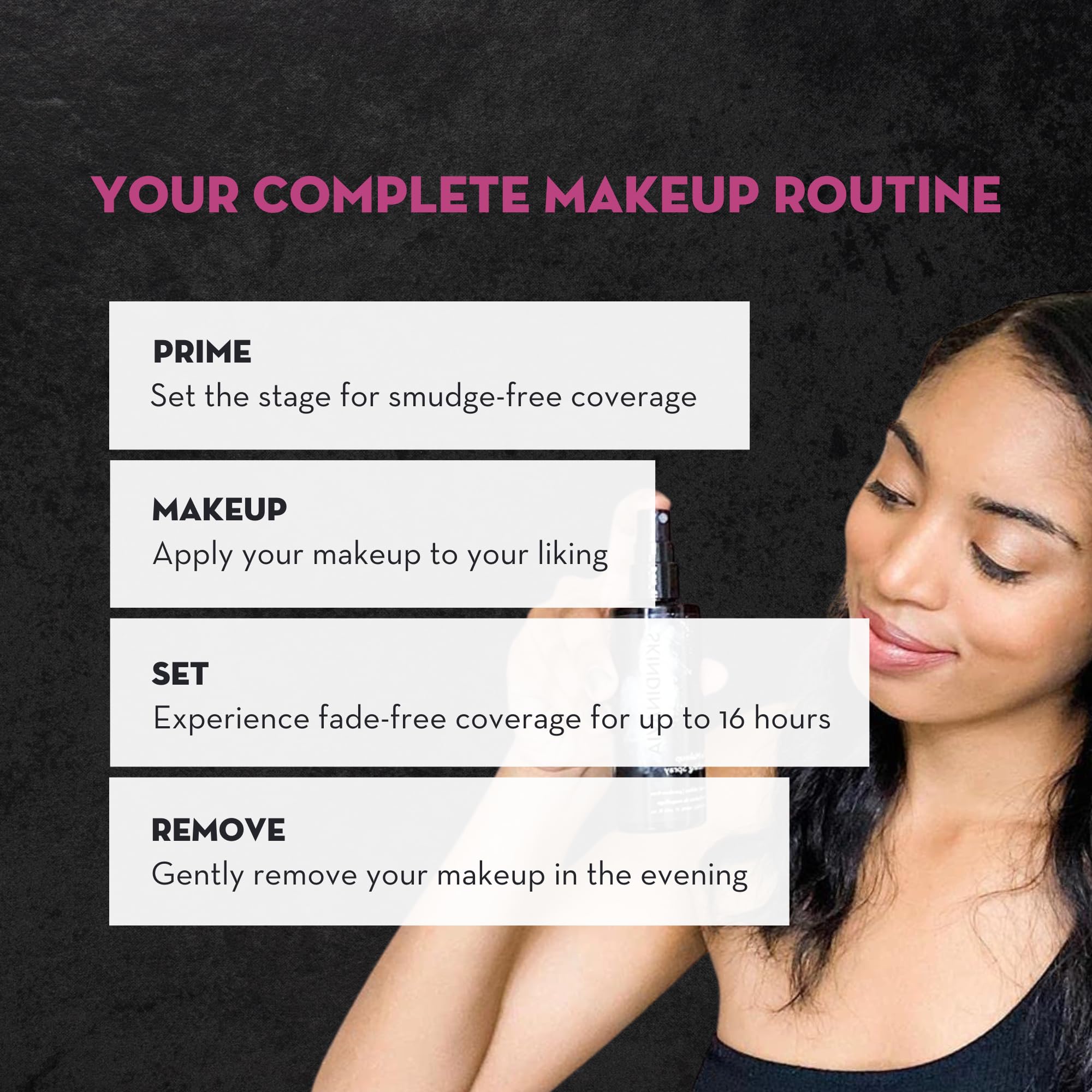 Skindinavia The Makeup Finishing Spray, Bridal Makeup Cooling Setting Spray, All-Day Wear, Long-Lasting Up to 16+ Hours, Heat-Resistant & Waterproof, Wedding Day, Bridal Shower Gift, 2.0 Oz