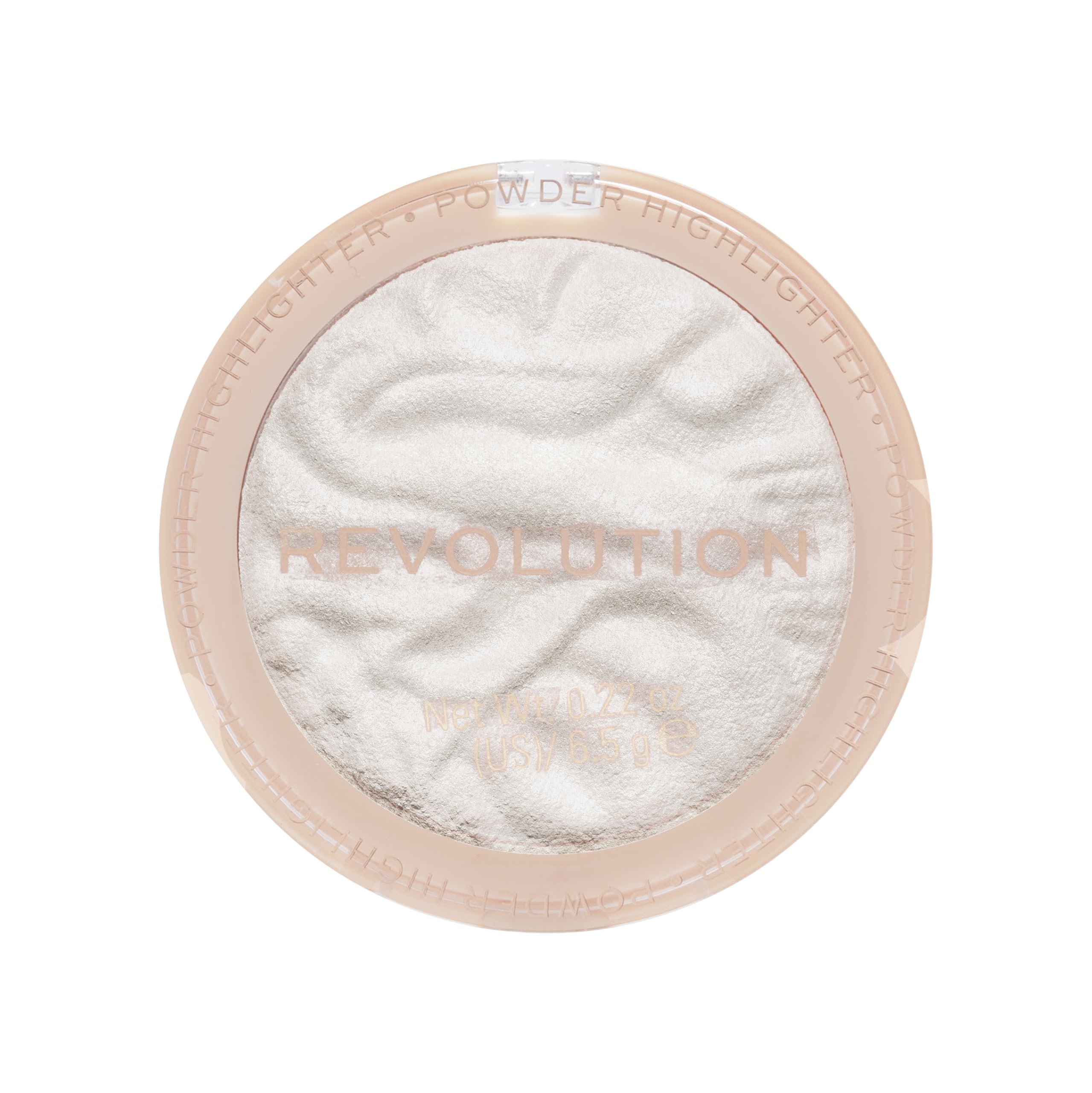 Revolution, Reloaded Pressed Powder Highlighter, Intensely Pigmented for a High-Impact Dewy Finish, Set The Tone, 0.22 oz