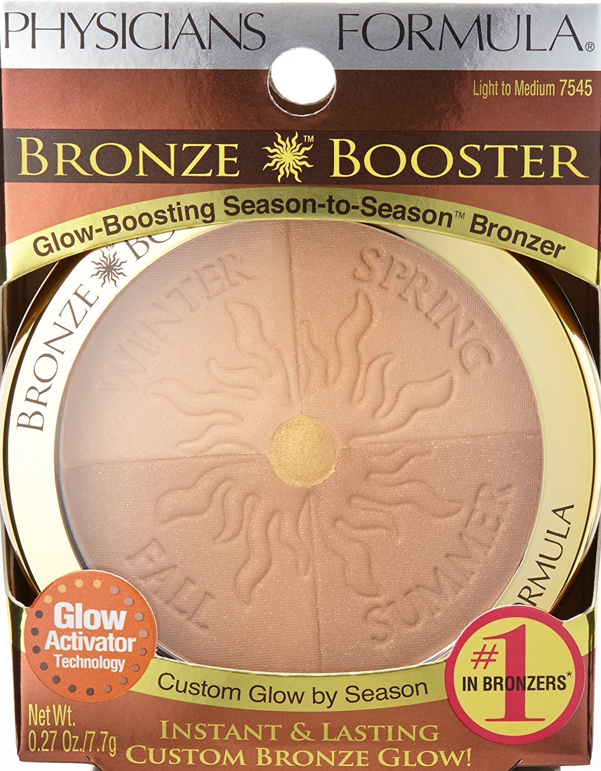 Physicians Formula Bronze Booster Glow-Boosting Season-to-Season Bronzer Light-to-Medium