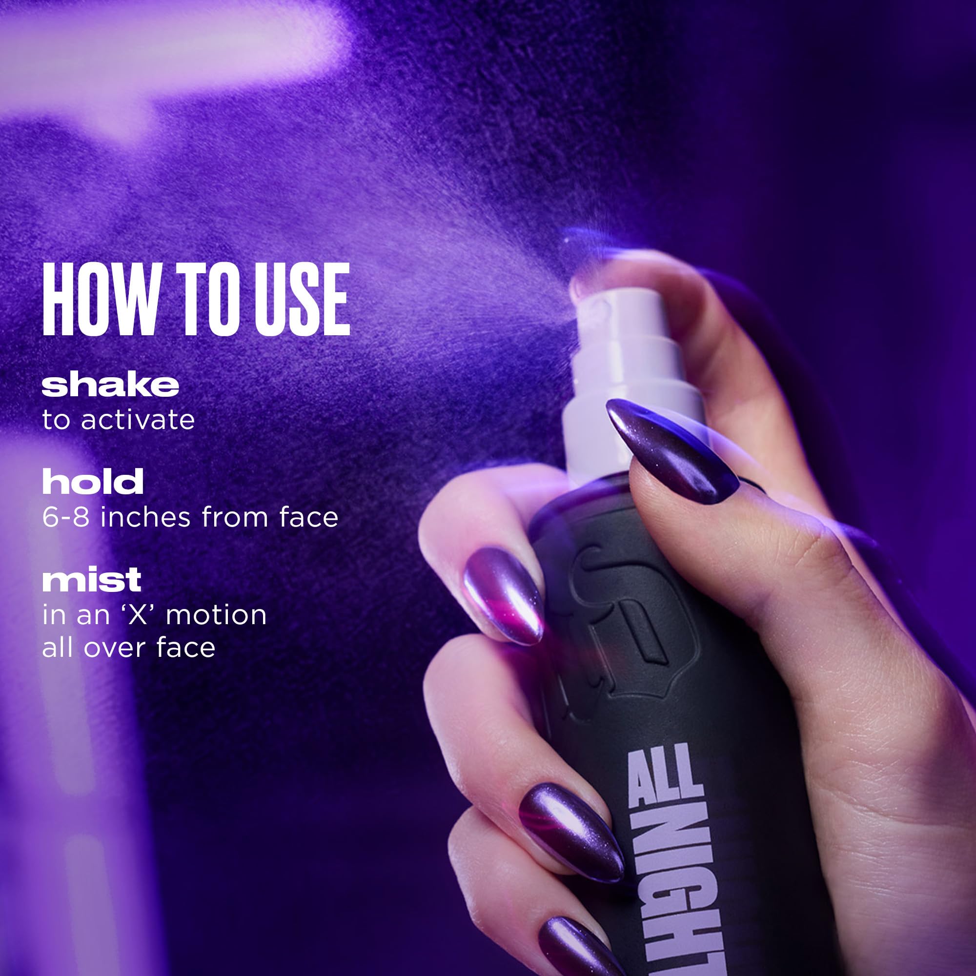 Urban Decay All Nighter Waterproof Makeup Travel Setting Spray - Natural Finish, Up to 24HR Wear, Ultra-Fine Facial Mist, Hydrating Foundation Face Primer, Smudge-Proof, Transfer-Resistant - 1 fl oz