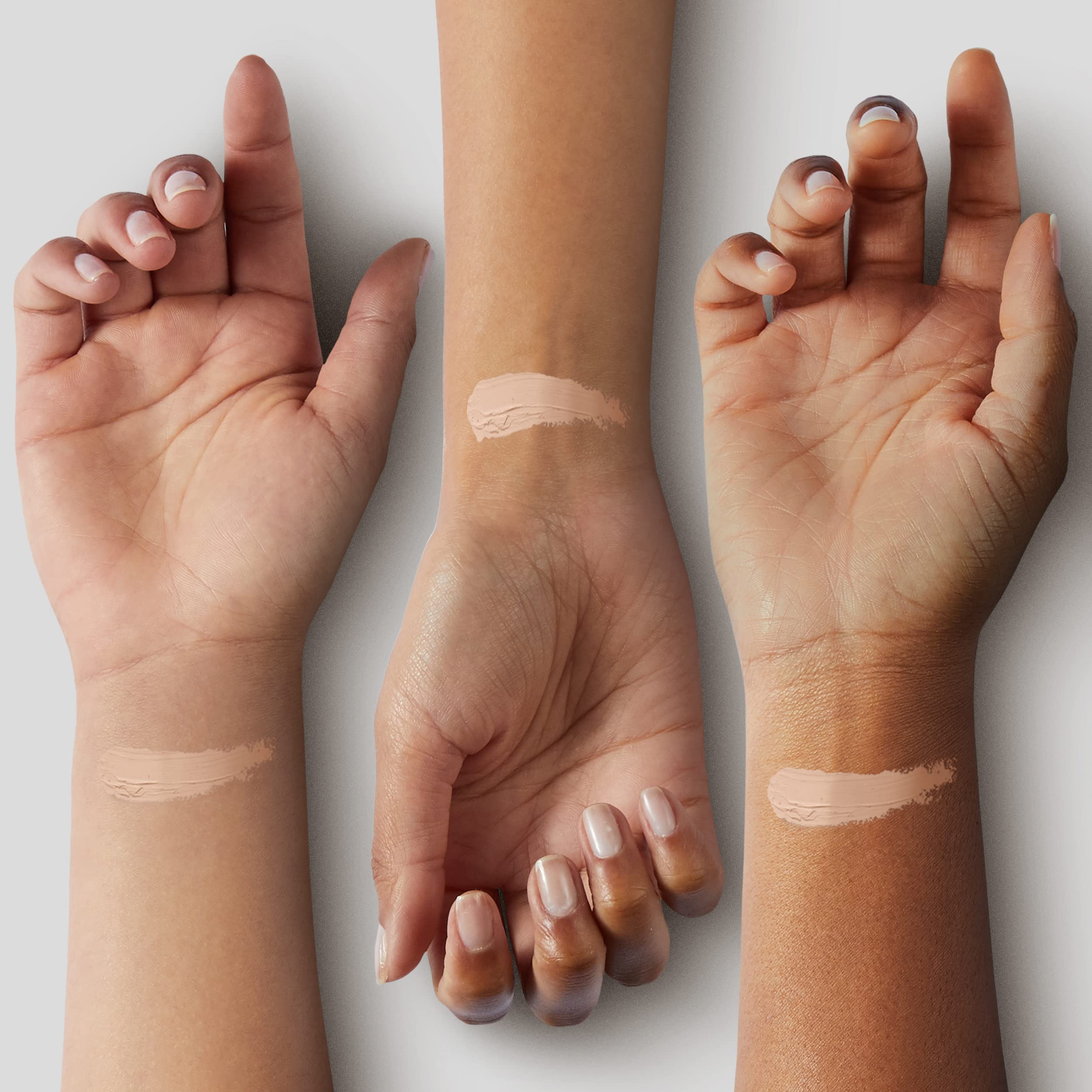 Kriloneal CC Cream Foundation Mushroom Head Air Cushion Face Makeup Moisturizing Concealer Waterproof Oil Control Long-Lasting Nude Makeup Even Skin Tone for All Skin Types (Nature)