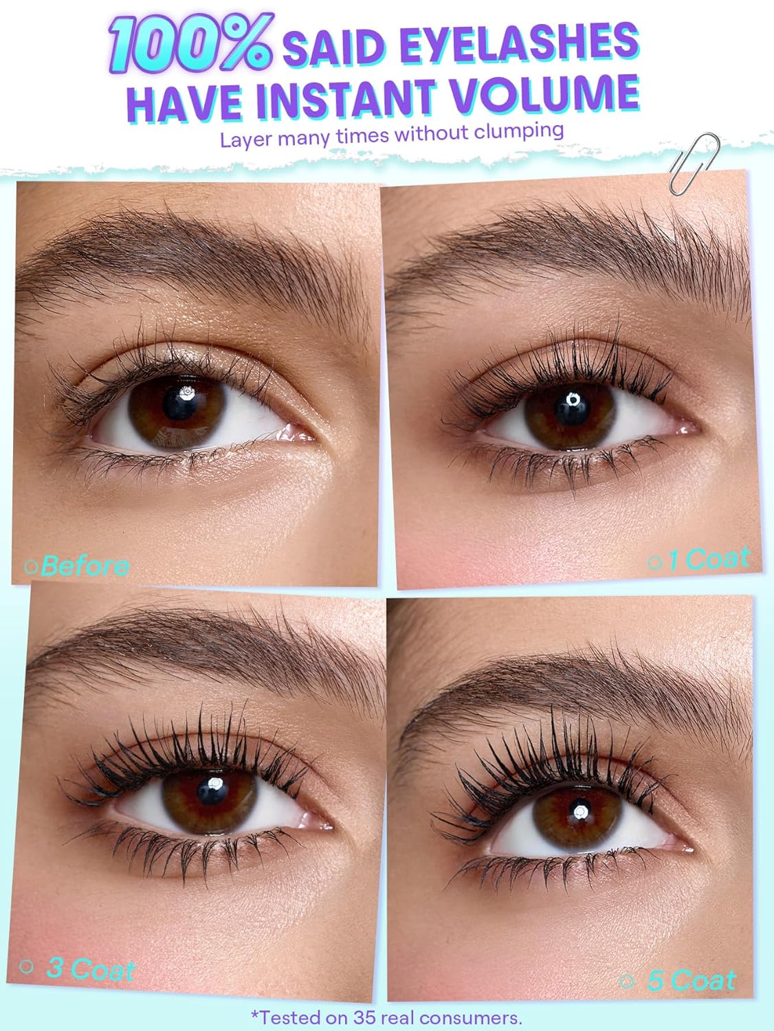 SHEGLAM Lashlighter Mega Boost Mascara Volumizing Defined Lashes