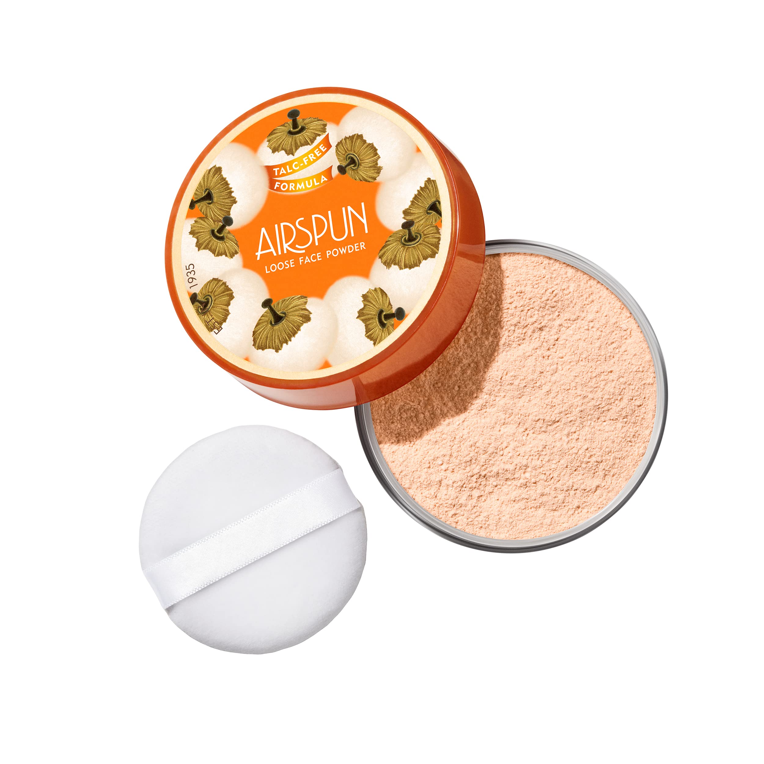 Airspun Loose Setting Powder, Talc-Free, Pore Minimizer, Oil Absorbing Face Powder - Translucent