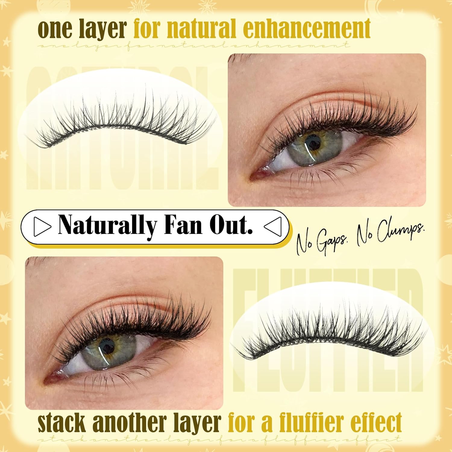 Short Lash Clusters Natural Cluster Eyelash Extensions 8-10-12MM Clear Band Cluster Lashes Extensions Wispy Individual Lashes CC-Curly Eyelash Clusters Pestañas Postizas Naturales 144Pcs DIY Lashes