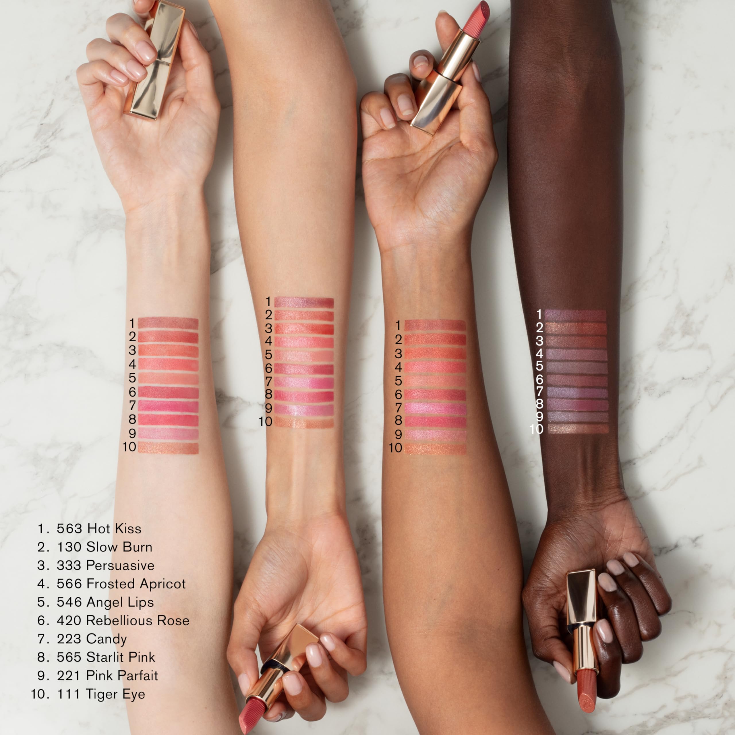 Estée Lauder Pure Color Long-Lasting Hi-Lustre Lipstick for Women | Shimmer Finish, 0.12 Ounce, 221 Pink Parfait