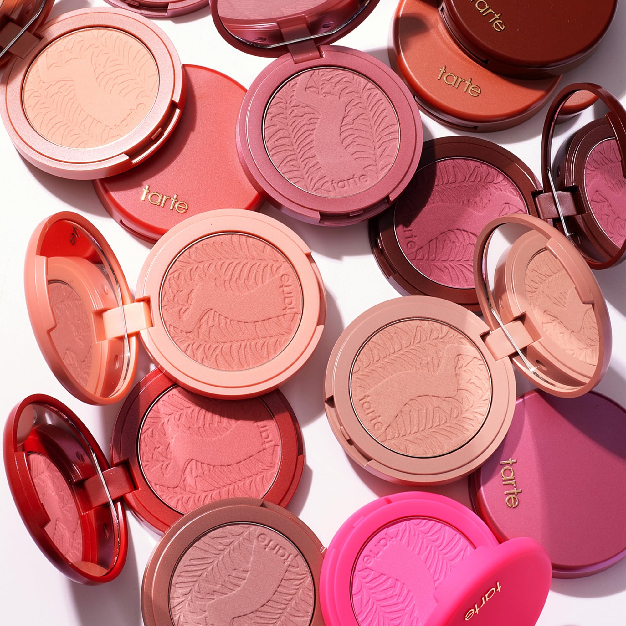 tarte Amazonian clay 12-hour blush – Mineral Pigment Sheer Blush with Vitamin E & Olive Oil for Lightweight Longwear & Buildable Coverage, Vegan & Cruelty-Free, full size, paaarty