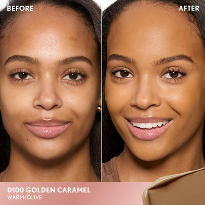 COVERGIRL TruBlend Undercover Concealer, Buildable, Full Coverage, 24-Hour Wear, Matte Finish - D100 Golden Caramel (Packaging May Vary)