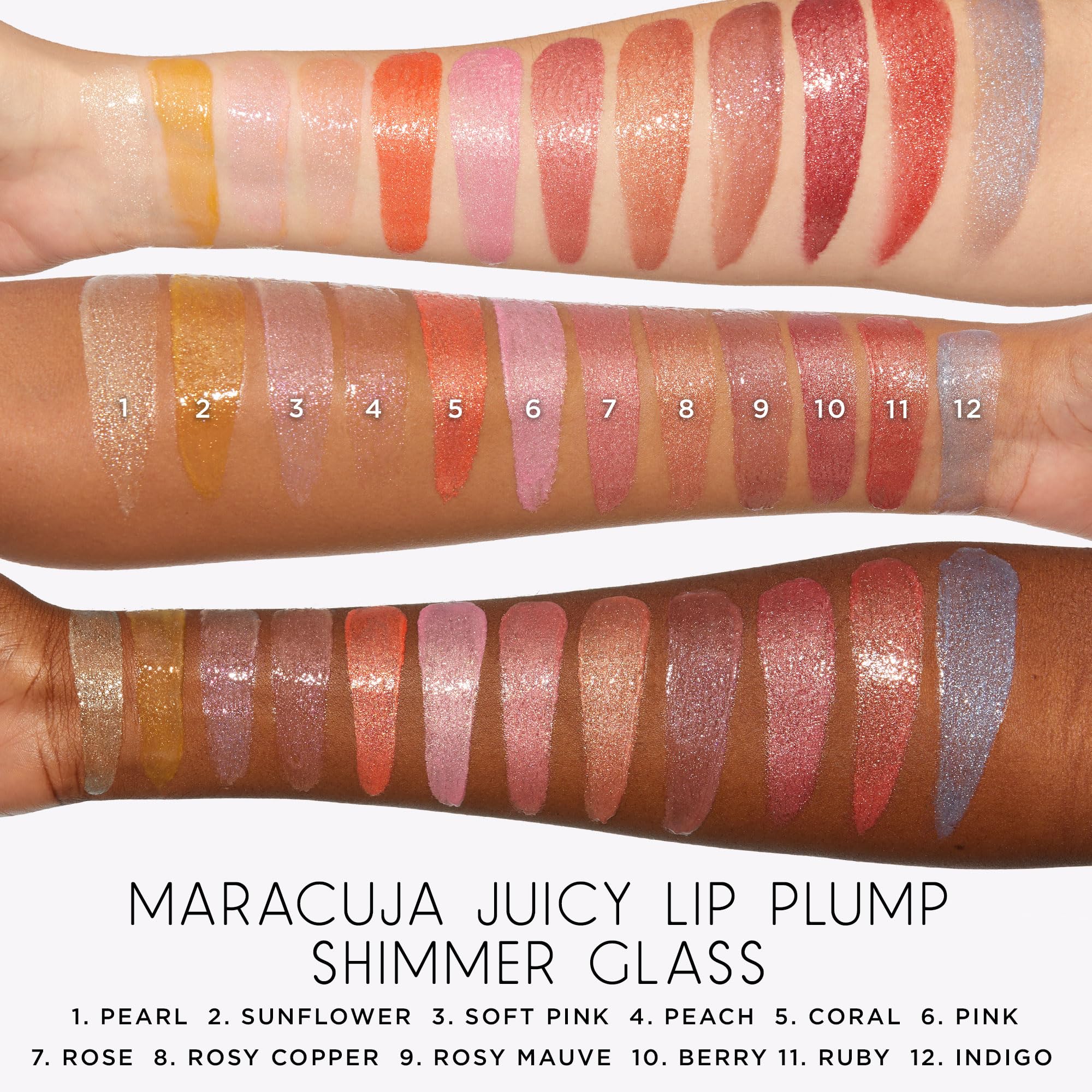 tarte maracuja juicy shimmer glass lip plump – Hydrating & Volumizing Lip Gloss Balm with Hyaluronic Acid & Vitamin E, Plumps & Moisturizes, Vegan & Cruelty-Free, full size, berry