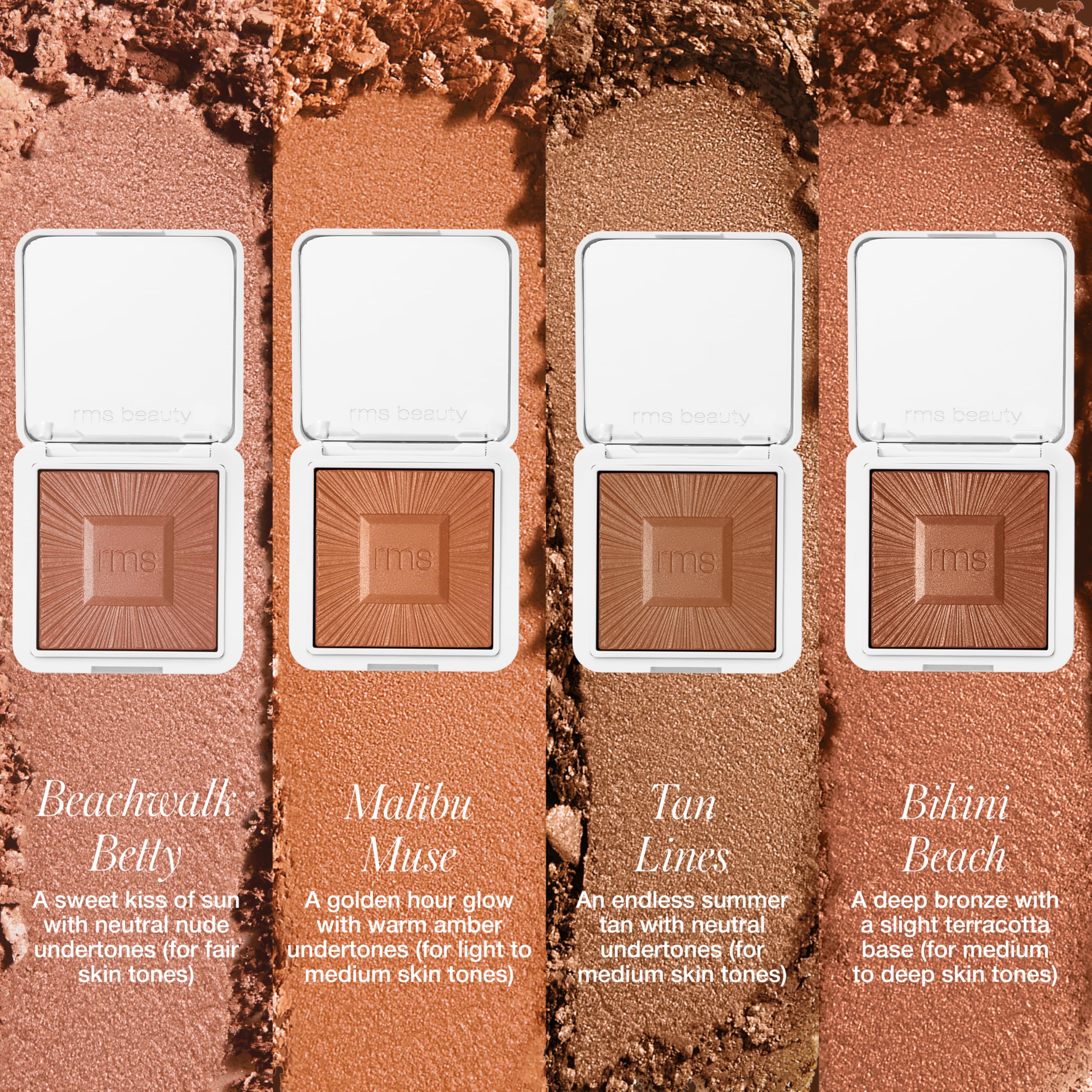 RMS Beauty Redimension Hydra-Bronzer Cream Bronzer & Highlighter | Hydrating Lightweight Formula | Medium Shade for Natural Glow & Sculpted Contour