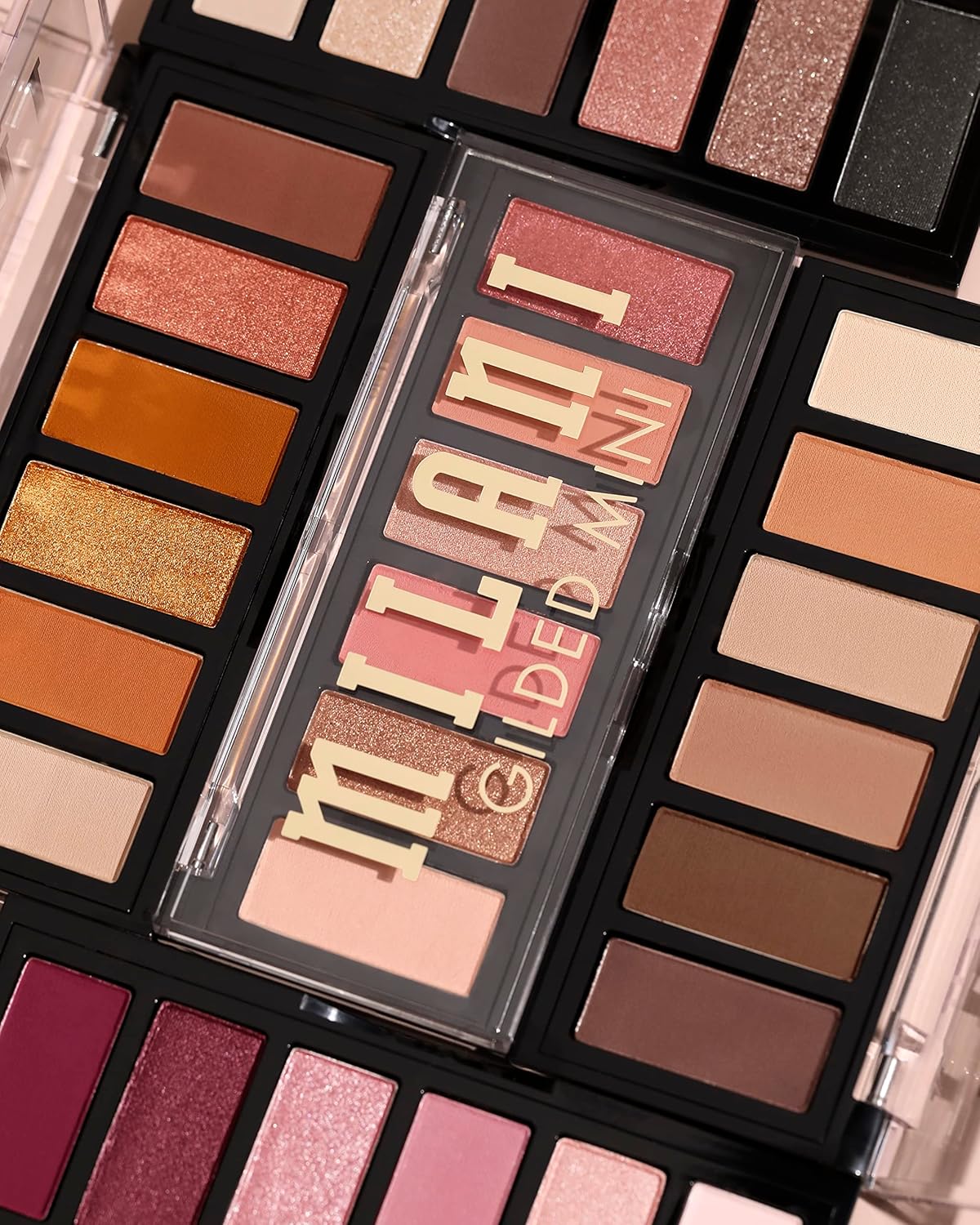 Milani Gilded Mini Eyeshadow Palette with 6 Matte & Shimmer Hues - Champagne Problems