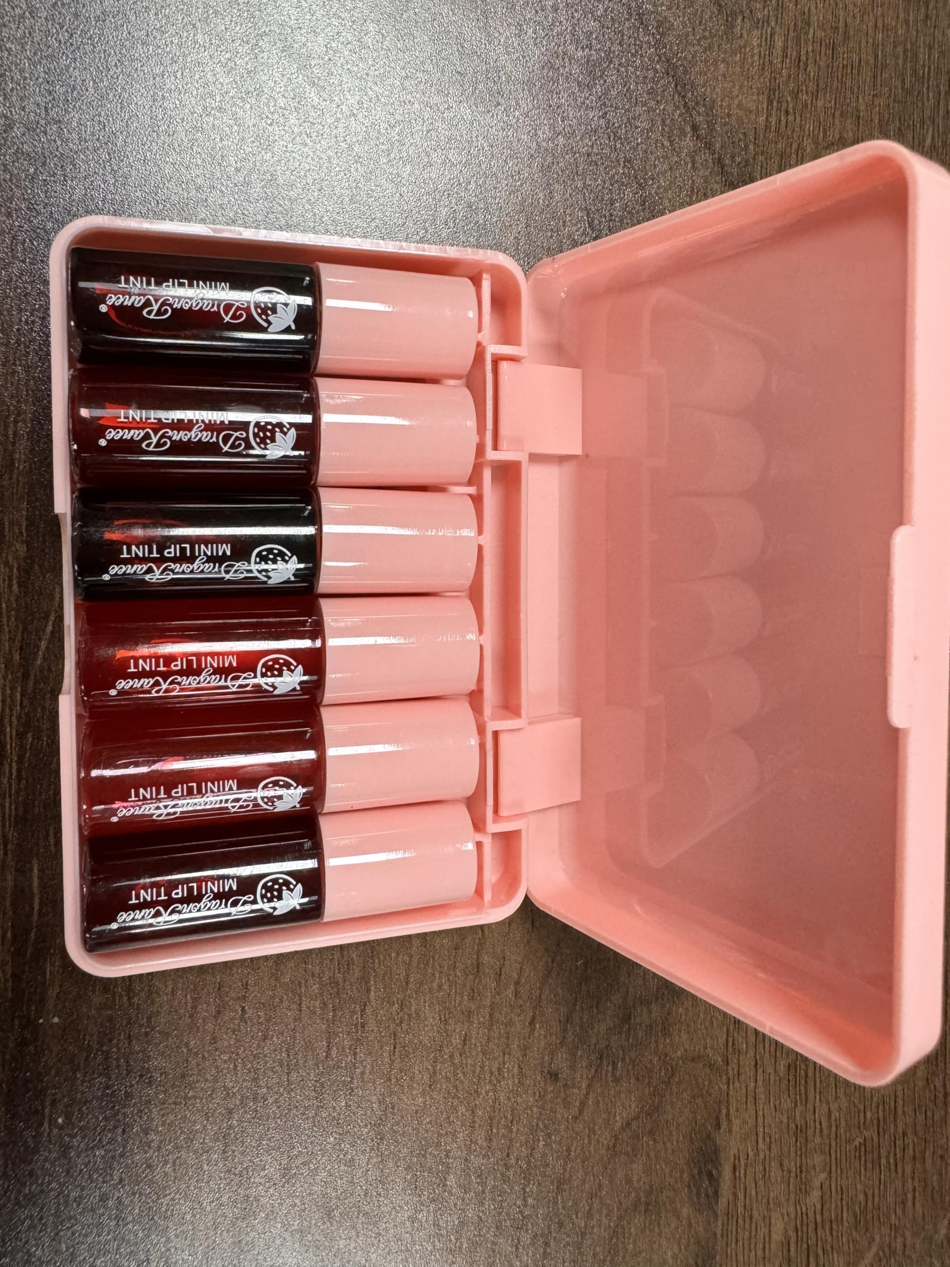 Eakroo 6 Colors Lip Tint Stain Mini Liquid Lipstick, Lip Gloss for Women, Lip Oil Stain, Lip Stain Long Lasting Waterproof, Lip Makeup, Korean Makeup, Cute Stuff, Non-Stick Cup, High Pigment