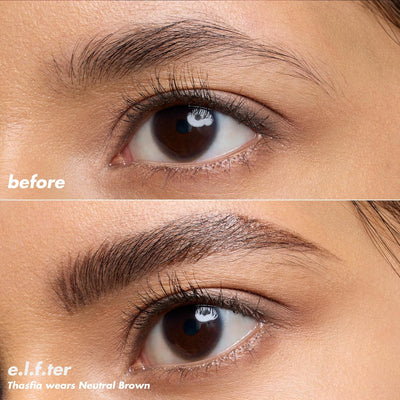 e.l.f. Holy Strokes Micro-Fine Brow Pen, Liquid Waterproof Eyebrow Makeup For Detailing & Adding Dimension, Vegan & Cruelty-Free, Neutral Brown