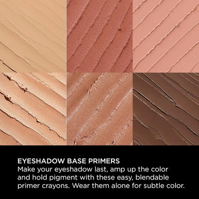 Sigma Beauty Eyeshadow Primer Base – Professional Grade Eye Primer Crayon w/Retractable Tip for Long-Lasting Makeup & All-Day Color Payoff, Prevents Creasing (Bubbly, Pinky Peach Champagne Shimmer)