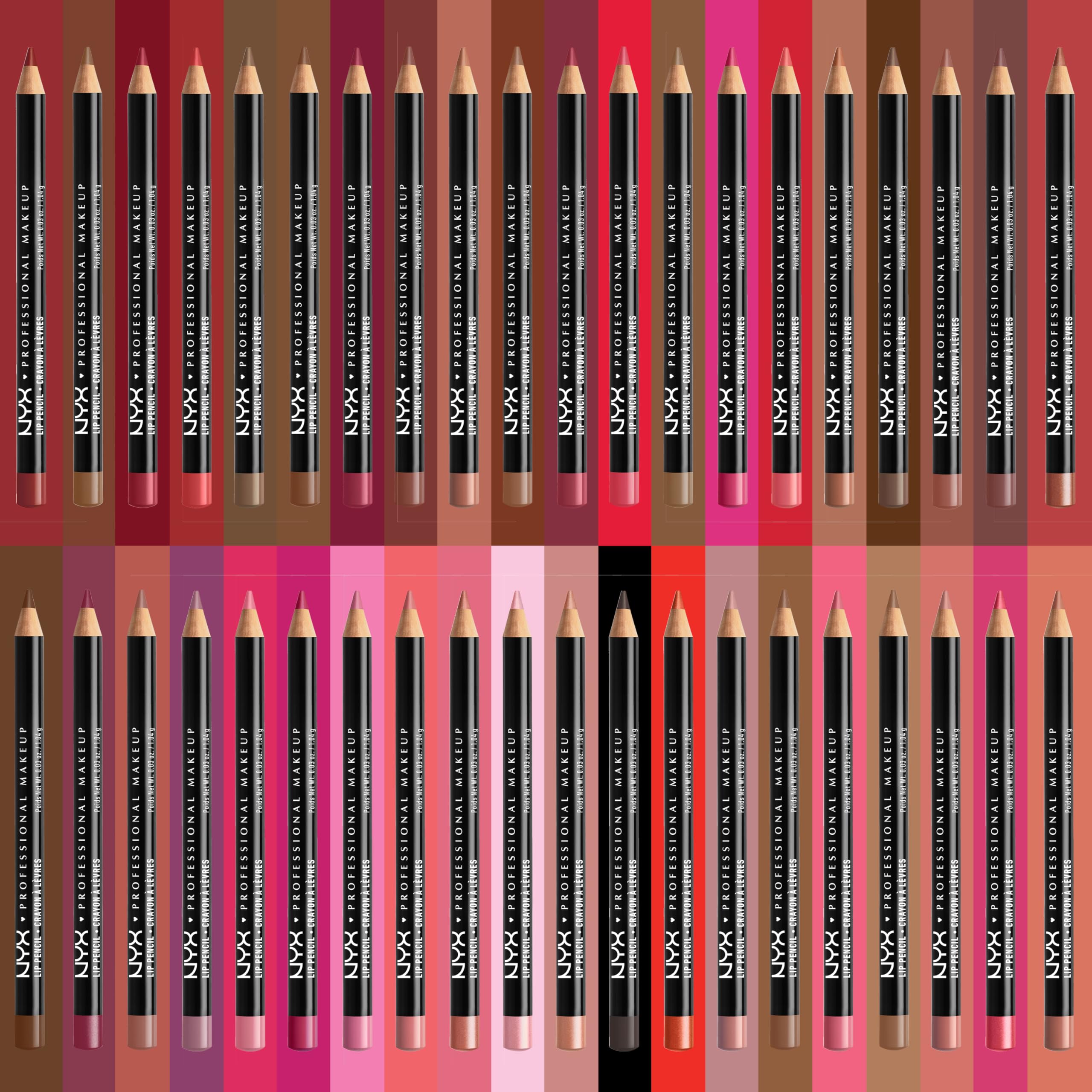 NYX PROFESSIONAL MAKEUP Slim Lip Pencil, Long-Lasting Creamy Lip Liner - Natural
