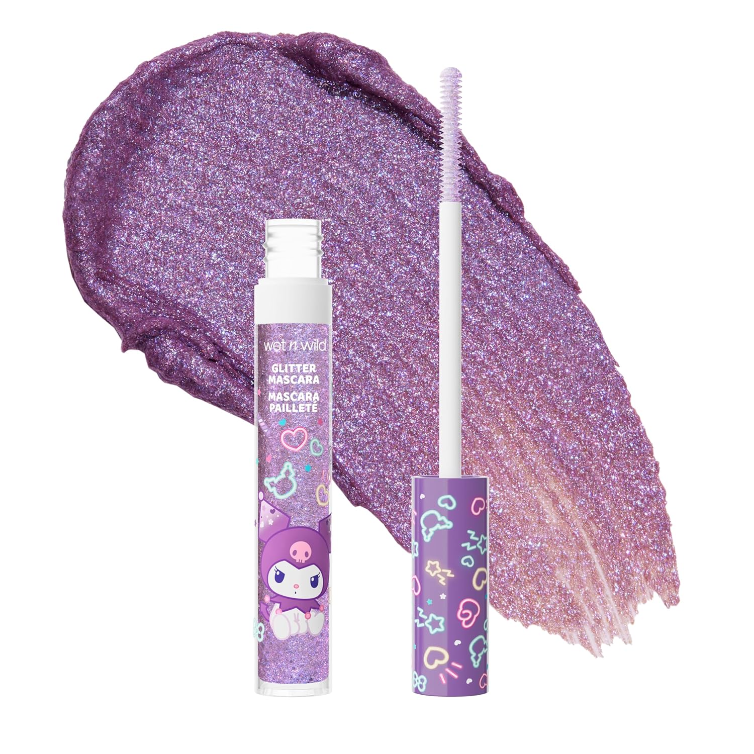 wet n wild My Melody and Kuromi Glitter Mascara & Lash Curler Set - Rebel Chic