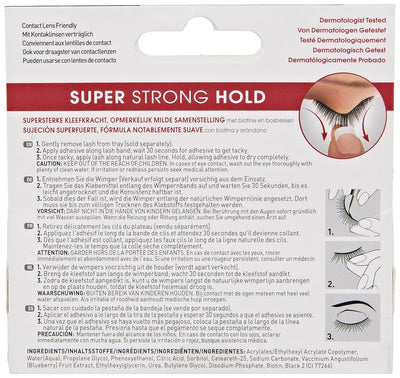 KISS Lash Couture, Lash Glue, Super Strong Strip Lash Adhesive, Black, Includes Lash Adhesive, Long Lasting Wear, Can Be Used with Strip Lashes and Lash Clusters
