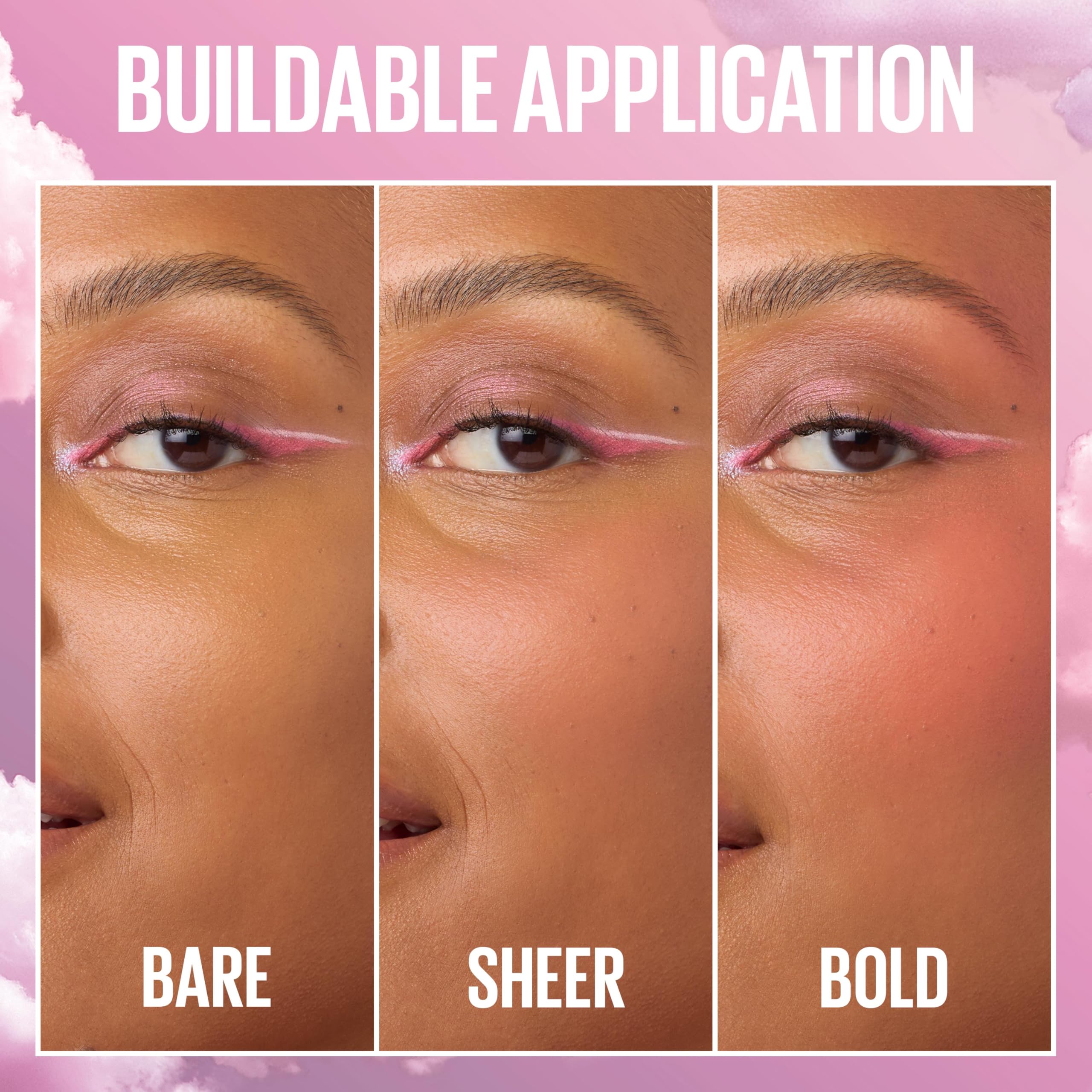 Maybelline Cloudtopia Blush for Cheeks and Lip Mousse, Ultra-Vivid, Pigmented Formula for Up to 14HR of Blush and Lip Makeup Color, Enchanted Mauve, 1 Count