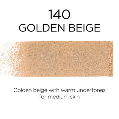 L'Oreal Paris Makeup Infallible Fresh Wear Foundation in a Powder, Up to 24H Wear, Waterproof, Golden Beige, 0.31 oz. (Packaging May Vary)
