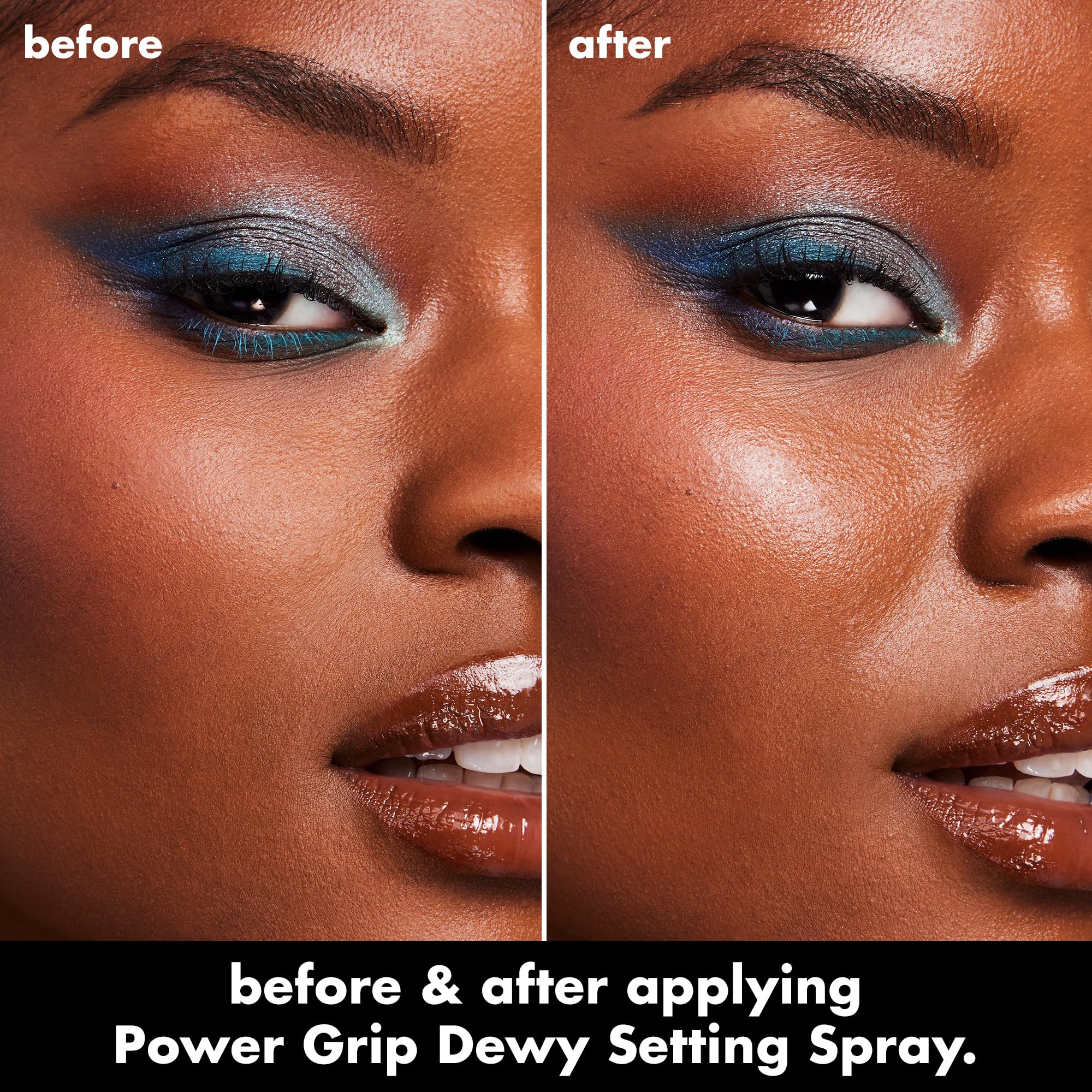 e.l.f. Power Grip Dewy Setting Spray, Hydrating Primer Sets & Grips Makeup for a Dewy Finish, Ultra Fine Mist with Hyaluronic Acid, Vegan & Cruelty-Free