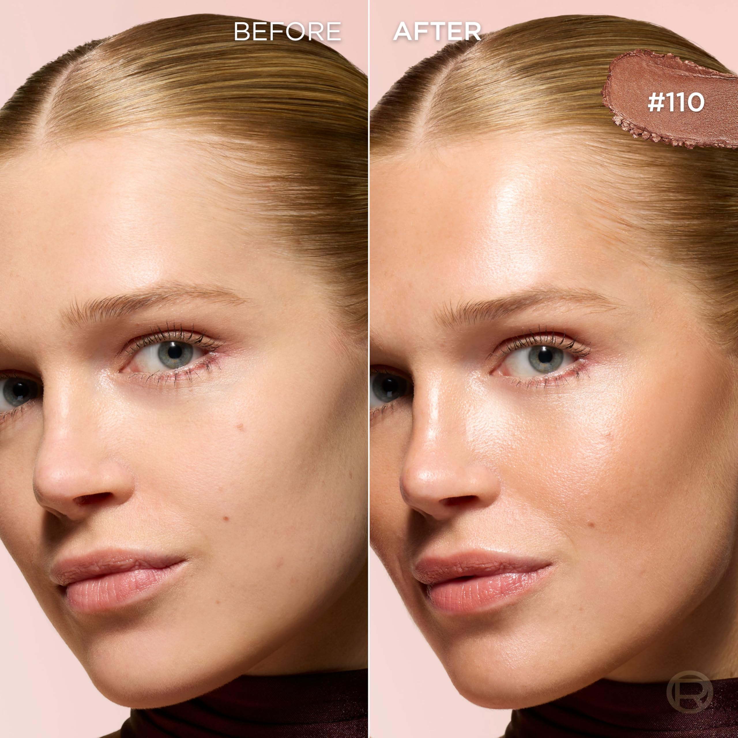 L'Oreal Paris Lumi Bronze Le Stick Soleil Bronzer Stick, Cream-To-Powder Bronzer For A Sunkissed Face Makeup Glow, 110 Toasted Sunlight