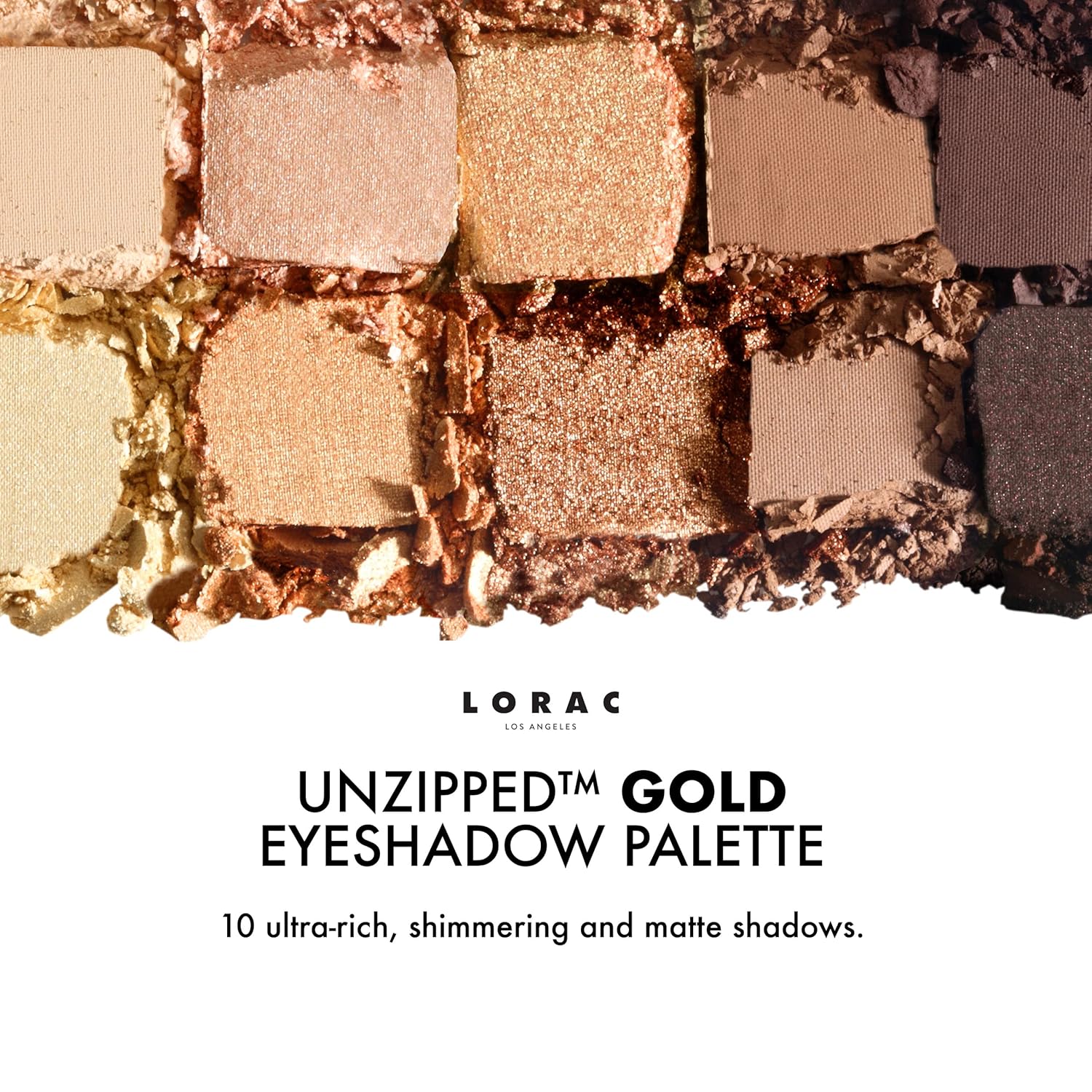 LORAC Unzipped Eyeshadow Palette, Matte And Glitter Finish