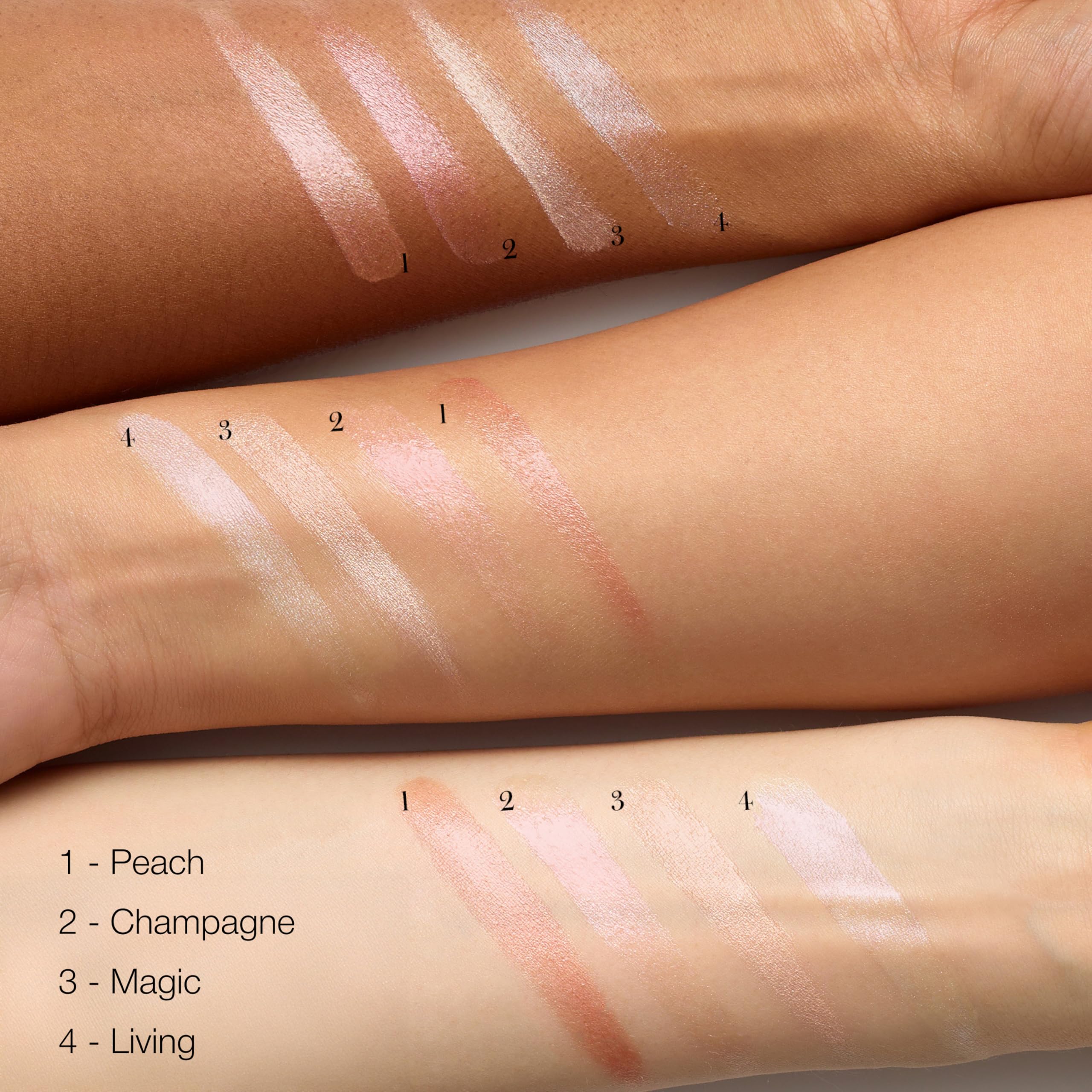 RMS Beauty Luminizer Natural Cream Highlighter Lightweight Radiance Enhancer Buildable Glow for Face & Body Hydrating 0.35 oz