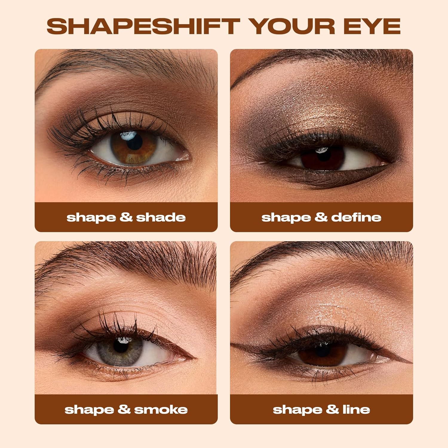 Urban Decay Naked Shaped Eyeshadow Palette - Multi-Use Neutral Eye & Face Palette, 14 Crease & Transfer-Resistant Shades, Up to 16HR Wear, Sculpting Creams, Defining Powders, Shimmer Highlighters